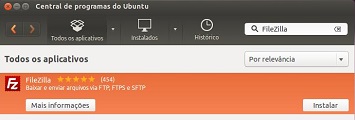 FileZilla no Ubuntu