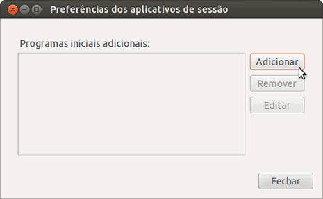 Aplicativos de Sessão no Ubuntu