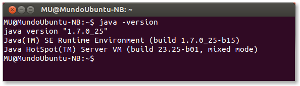 Java version 1.7.0_45