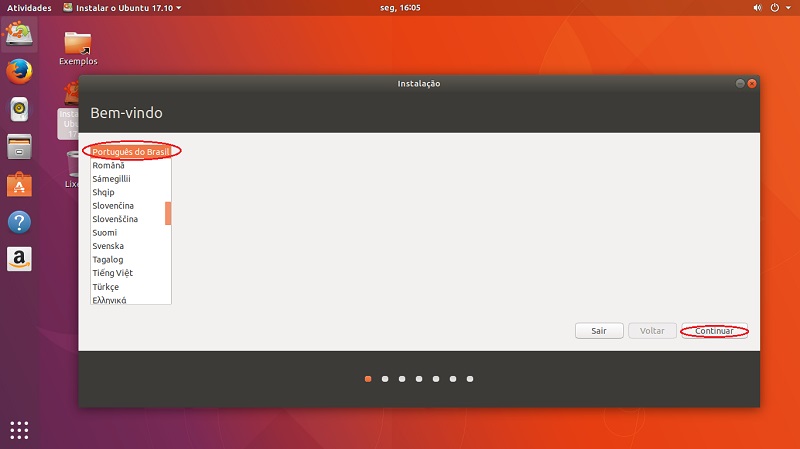 idioma ubuntu1710